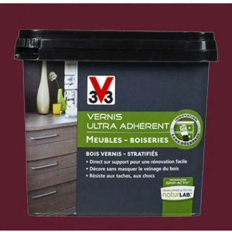 V33 Vernis Ultra Adhérent 0,75L Lie de vin 0,75 L - Lie de vin V33 Vernis Ultra Adhérent 0,75L Lie De Vin 0,75 L - Lie De Vin -V33 Soldes 15293801 1