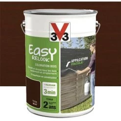 Coloration Bois V33 Easy Relook Teck Mat 5 L - Teck