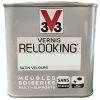 V33 Vernis Relooking Gris Nuage Satin Velours 0,5 L - Gris Nuage -V33 Soldes 34859845 1