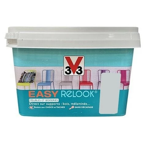 V33 Vernis Easy Relook Gris zen 0,5 L V33 Vernis Easy Relook Gris Zen 0,5 L -V33 Soldes 34859916 1