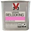 V33 Vernis Relooking Rose Fluo Satin Velours 0,5 L - Rose Fluo -V33 Soldes 34860069 1