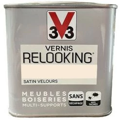 V33 Vernis Relooking Pétale Satin Velours 0,5 L - Pétale