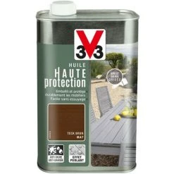 V33 Huile V33 Protection Mobilier Opaque Teck Brun Mat, 1 L 3 V33 Huile V33 Protection Mobilier Opaque Teck Brun Mat, 1 L -V33 Soldes 35174319 4