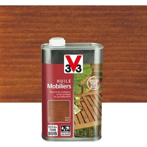 V33 Huile V33 Mobiliers classique teck mat, 1 l V33 Huile V33 Mobiliers Classique Teck Mat, 1 L -V33 Soldes 35176324 1
