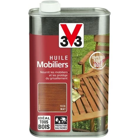 V33 Huile V33 Mobiliers classique teck mat, 1 l V33 Huile V33 Mobiliers Classique Teck Mat, 1 L -V33 Soldes 35176324 4