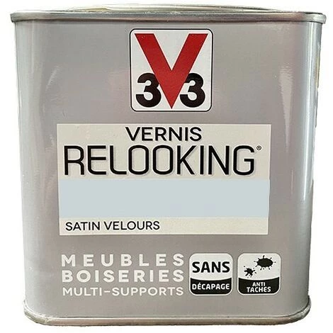 V33 Vernis Relooking Gris Galet Satin Velours 1 L - Gris galet V33 Vernis Relooking Gris Galet Satin Velours 1 L - Gris Galet -V33 Soldes 35232313 1