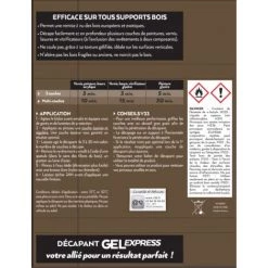 Décapants Gel Express® Spécial Bois 0,5L V33 -V33 Soldes 36908967 3