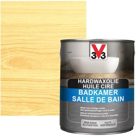 Huile Cire De Parquet V33 Salle De Bain Incolore Mat 2,5L - Naturel Huile Cire De Parquet V33 Salle De Bain Incolore Mat 2,5L - Naturel -V33 Soldes 52187796 1