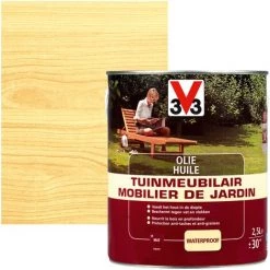 Huile Mobilier De Jardin V33 InColore Mat 1L - Incolore