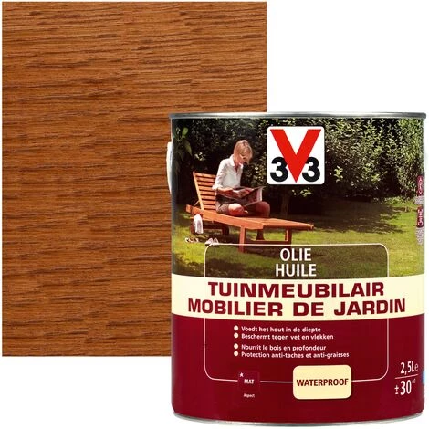 Huile Mobilier De Jardin V33 Teck Mat 1L - Teck Huile Mobilier De Jardin V33 Teck Mat 1L - Teck -V33 Soldes 52188111 1