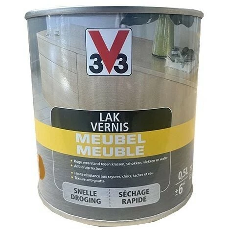 V33 Vernis Meuble Chêne rustique satin 0,5 L V33 Vernis Meuble Chêne Rustique Satin 0,5 L -V33 Soldes 52786800 1