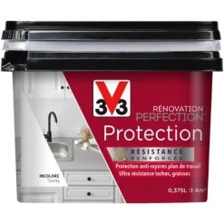 Vernis Protection Plan De Travail Rénovation Perfection® V33 Incolore Satin 0,375L