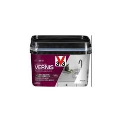 V33 Vernis Plan De Travail - Pot De 0,5L Incolore | 0,5 L Finition : Brillant - Incolore