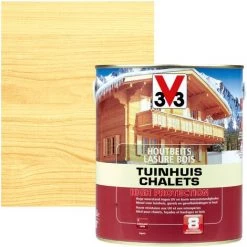 Lasure Chalets V33 High Protection InColore Satiné 2,5L - Incolore