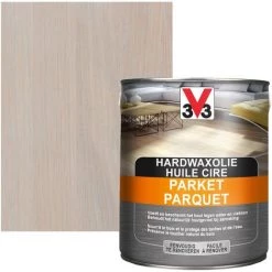 Huile Cire De Parquet V33 Gris Patiné Mat 2,5L - Gris Patiné