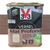 V33 Vernis Meubles Et Boiseries Gris Patiné Mat Profond 0,5 L
