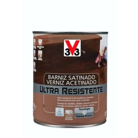 V33 Vernis intérieur satiné ultra résistant - incolore 2,5 L V33 Vernis Intérieur Satiné Ultra Résistant - Incolore 2,5 L -V33 Soldes 70409046 1