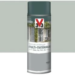 Bombe De Peinture Aérosol V33 Déco LAB Extérieure Multi-Matériaux Aluminium Métallisé 0,4 L - Aluminium