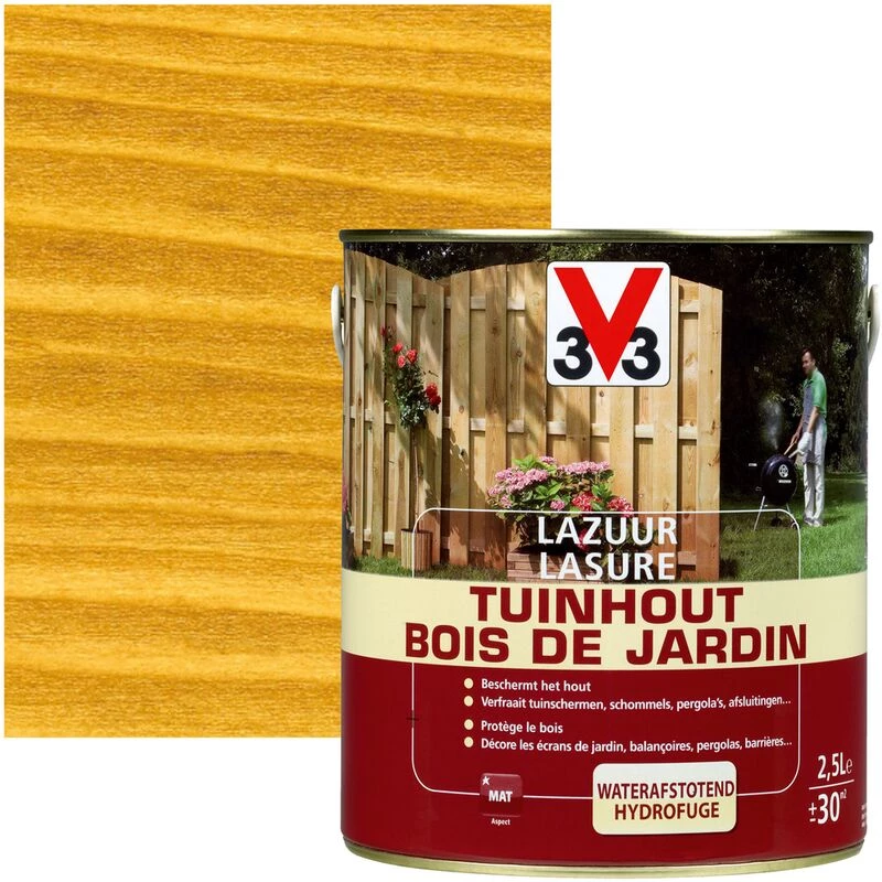 Lasure bois de jardin V33 brun clair mat 2,5L - Brun clair Lasure Bois De Jardin V33 Brun Clair Mat 2,5L - Brun Clair -V33 Soldes lasure bois de jardin v33 brun clair mat 25l brun clair L 15208317 52187914 1