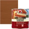 Lasure Chalets V33 High Protection Chêne Foncé Satiné 750ml - Chêne Foncé -V33 Soldes lasure chalets v33 high protection chene fonce satine 750ml chene fonce L 15208317 61225281 1
