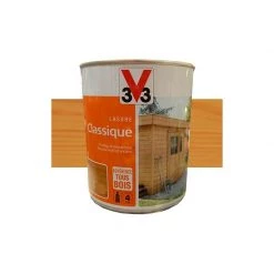 V33 Lasure Classique Satin 1L - Plusieurs Modèles Disponibles
