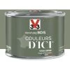 Peinture Bois V33 Couleurs D'ICI Kaki Grisé 0,125 L - Kaki Grisé