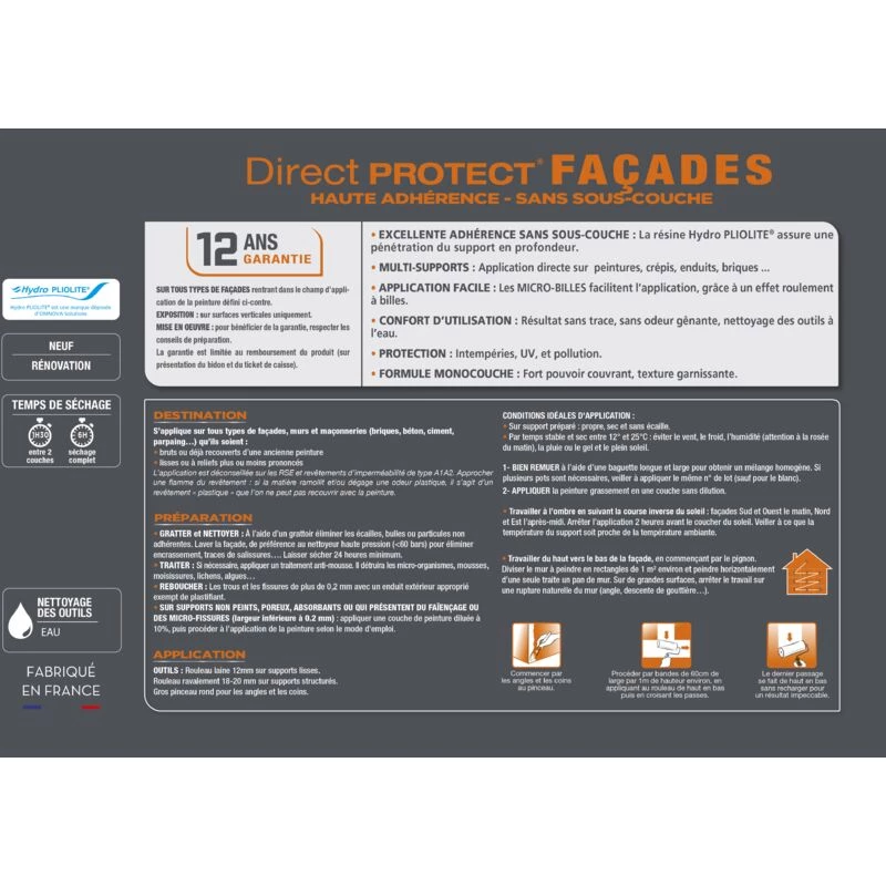 V33 Peinture façades Direct protect® V33 Peinture Façades Direct Protect® -V33 Soldes peinture facades direct protect L 20065459 56812232 4