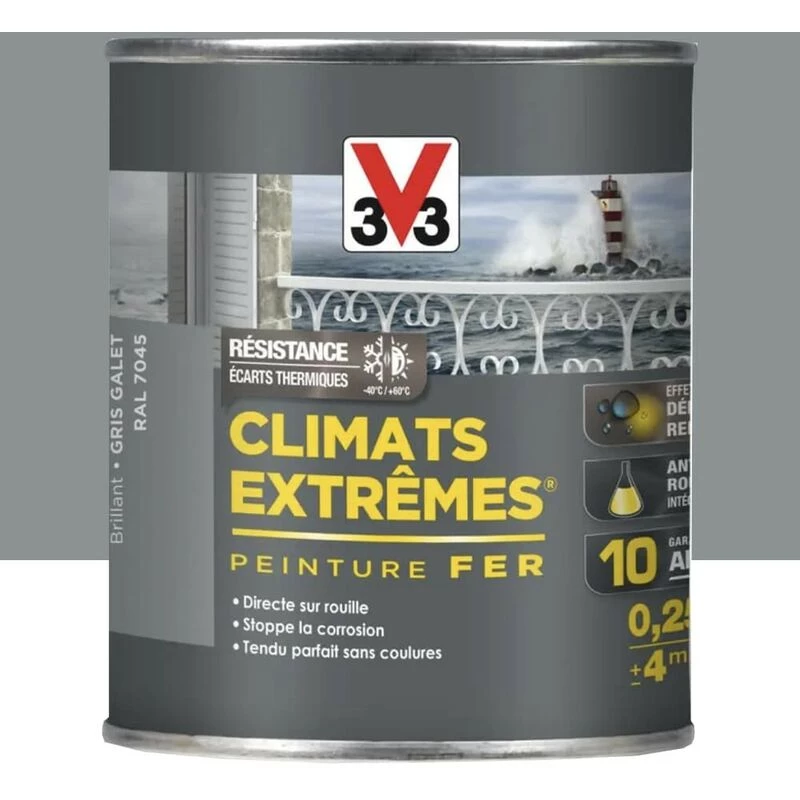 Peinture fer Climat Extrême mat 0,5L (teinte au choix) V33 - plusieurs modèles disponibles Peinture Fer Climat Extrême Mat 0,5L (teinte Au Choix) V33 - Plusieurs Modèles Disponibles -V33 Soldes peinture fer climat extreme mat 05l teinte au choix v33 plusieurs modeles disponibles L 480385 59403504 1