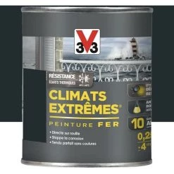 Peinture Fer V33 Climats Extrêmes Bleu Nuit Mat 0,5 L - Bleu Nuit