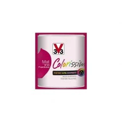 Peinture V33 Colorissim Mat Framboise N°43 0,5 L - Framboise