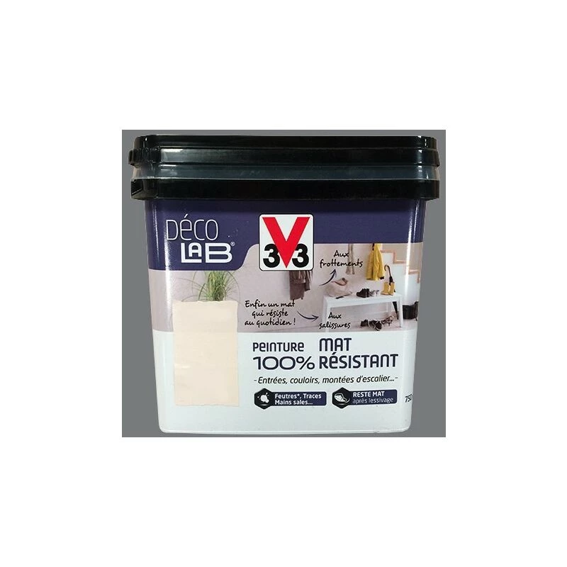 V33 Déco LAB Peinture mat 100% Résistant Roche 2 L - Roche V33 Déco LAB Peinture Mat 100% Résistant Roche 2 L - Roche -V33 Soldes v33 deco lab peinture mat 100 resistant roche 2 l roche L 480385 34859911 1
