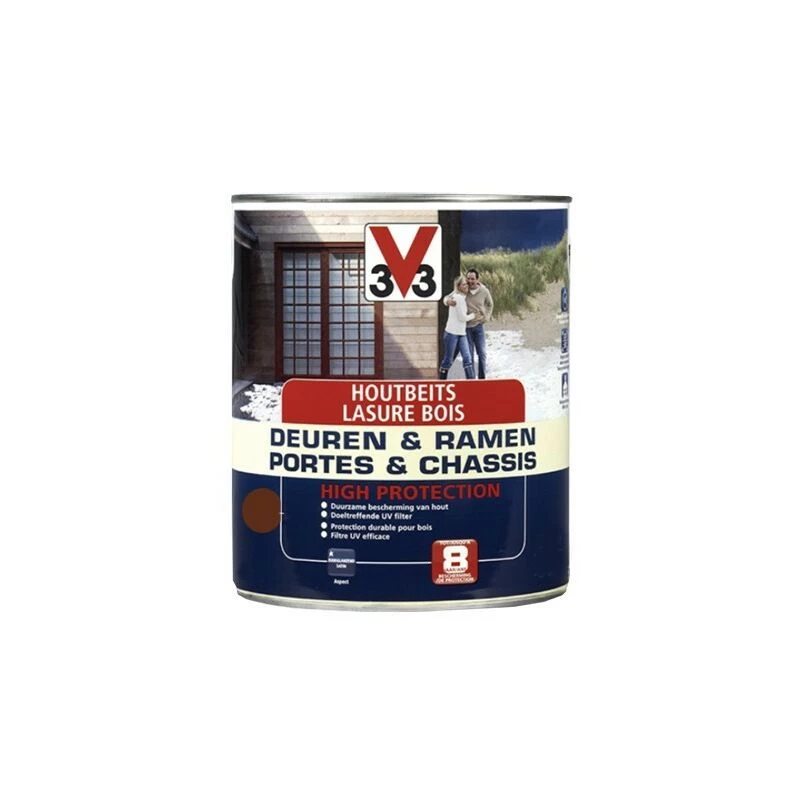 V33 Lasure Portes et chassis 8ans High protection Chêne foncé 0,75 L - Chêne Clair V33 Lasure Portes Et Chassis 8ans High Protection Chêne Foncé 0,75 L - Chêne Clair -V33 Soldes v33 lasure portes et chassis 8ans high protection chene fonce 075 l chene clair L 480385 67259550 1