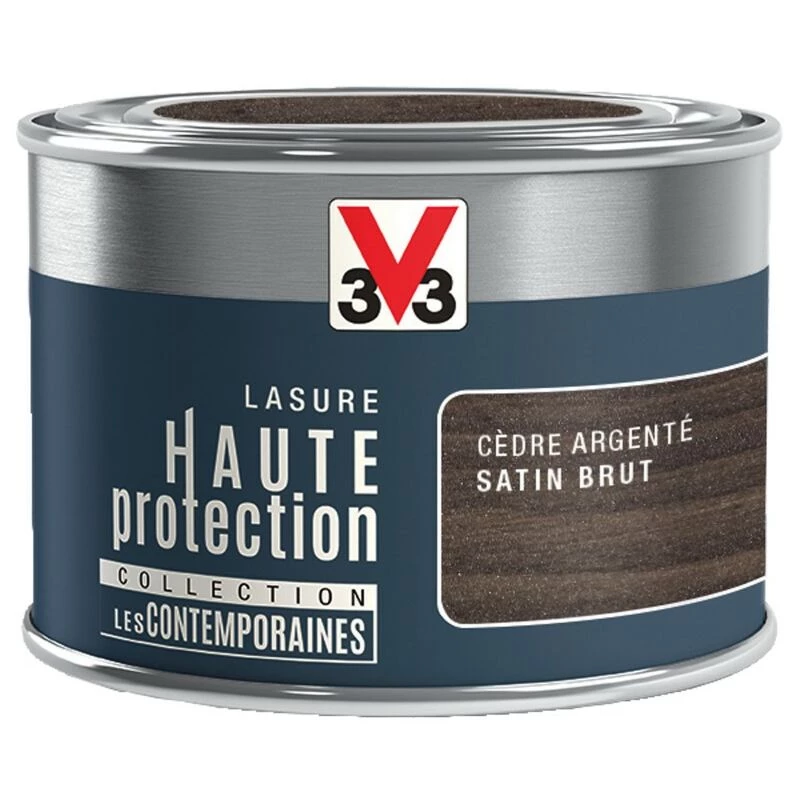 V33 Lasure V33 Hp Les Contemporaines 8 Ans Cèdre Argenté Satiné 0.125 L 4 V33 Lasure V33 Hp Les Contemporaines 8 Ans Cèdre Argenté Satiné 0.125 L – Image 4
