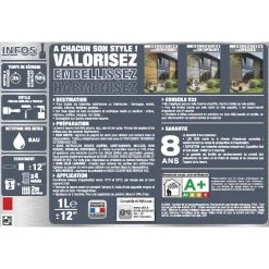 V33 Lasure V33 Hp Les Contemporaines 8 Ans Cèdre Blanc Satiné 1 L 9 V33 Lasure V33 Hp Les Contemporaines 8 Ans Cèdre Blanc Satiné 1 L -V33 Soldes v33 lasure v33 hp les contemporaines 8 ans cedre blanc satine 1 l L 821 35173265 5
