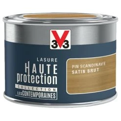 V33 Lasure V33 Hp Les Contemporaines 8 Ans Pin Scandinave Satiné 0.125 L -V33 Soldes v33 lasure v33 hp les contemporaines 8 ans pin scandinave satine 0125 l L 821 35176236 4
