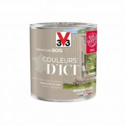 V33 Peinture Bois Extérieur Couleurs D'ici® V33, Beige Nature Velours 0.5 L -V33 Soldes v33 peinture bois exterieur couleurs dici v33 beige nature velours 05 l L 821 36525944 5
