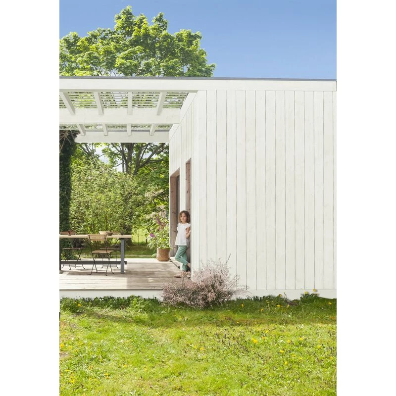 V33 Peinture Bois Extérieur Couleurs D'ici® V33, Blanc Délicat Velours 2 L 2 V33 Peinture Bois Extérieur Couleurs D'ici® V33, Blanc Délicat Velours 2 L – Image 2