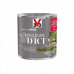 V33 Peinture Bois Extérieur Couleurs D'ici® V33, Gris Flotté Velours 0.5 L 4 V33 Peinture Bois Extérieur Couleurs D'ici® V33, Gris Flotté Velours 0.5 L -V33 Soldes v33 peinture bois exterieur couleurs dici v33 gris flotte velours 05 l L 821 35524347 5