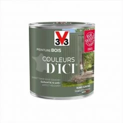V33 Peinture Bois Extérieur Couleurs D'ici® V33, Kaki Grisé Velours 0.5 L 9 V33 Peinture Bois Extérieur Couleurs D'ici® V33, Kaki Grisé Velours 0.5 L -V33 Soldes v33 peinture bois exterieur couleurs dici v33 kaki grise velours 05 l L 821 35530103 5