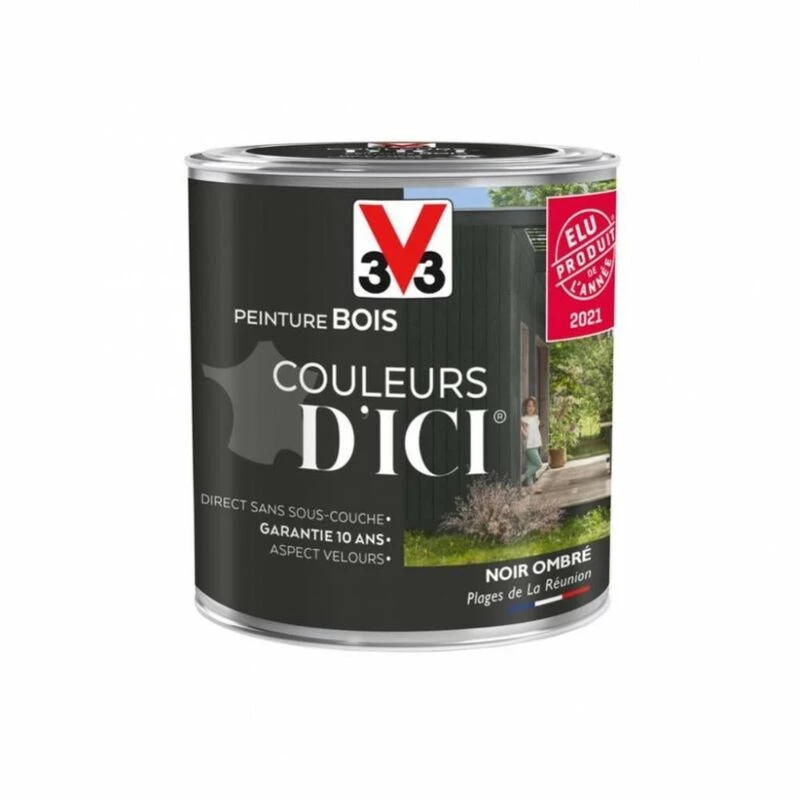 V33 Peinture bois extérieur Couleurs d'ici® V33, noir ombré velours 0.5 l V33 Peinture Bois Extérieur Couleurs D'ici® V33, Noir Ombré Velours 0.5 L -V33 Soldes v33 peinture bois exterieur couleurs dici v33 noir ombre velours 05 l L 821 35175732 5