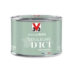 V33 Peinture Bois Extérieur Couleurs D'ici® V33, Vert Pastel Velours 0.125 L -V33 Soldes v33 peinture bois exterieur couleurs dici v33 vert pastel velours 0125 l L 821 35524313 5