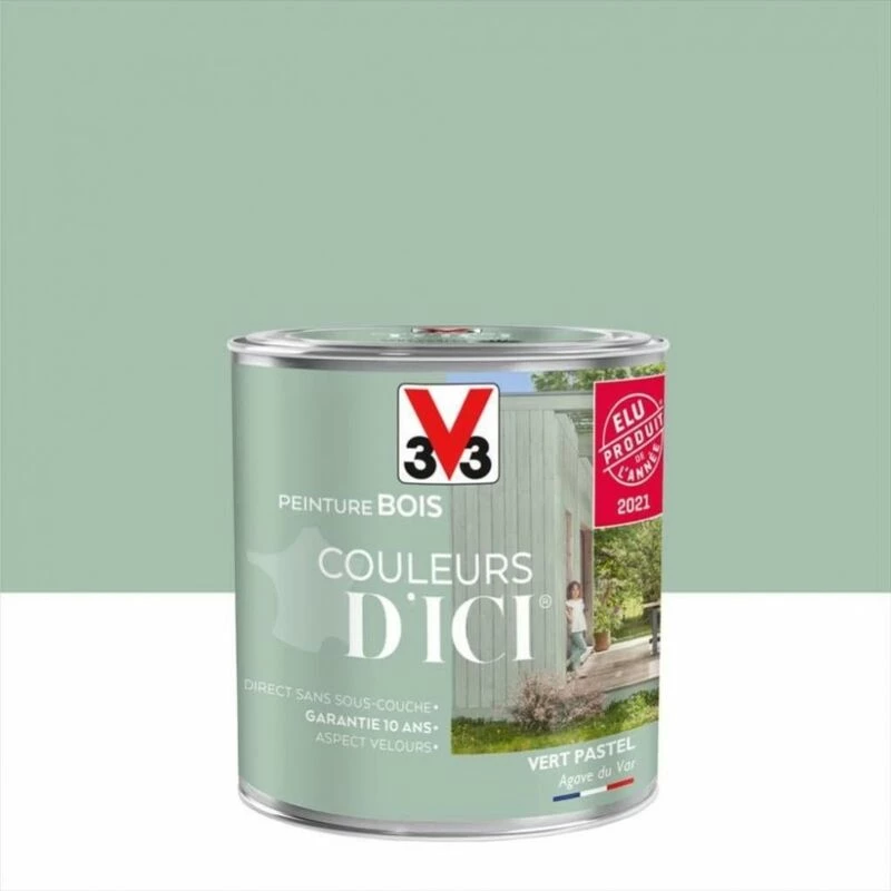 V33 Peinture bois extérieur Couleurs d'ici® V33, vert pastel velours 0.5 l V33 Peinture Bois Extérieur Couleurs D'ici® V33, Vert Pastel Velours 0.5 L -V33 Soldes v33 peinture bois exterieur couleurs dici v33 vert pastel velours 05 l L 821 36525949 1