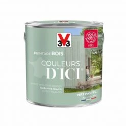 V33 Peinture Bois Extérieur Couleurs D'ici® V33, Vert Pastel Velours 2 L 4 V33 Peinture Bois Extérieur Couleurs D'ici® V33, Vert Pastel Velours 2 L -V33 Soldes v33 peinture bois exterieur couleurs dici v33 vert pastel velours 2 l L 821 53036934 5