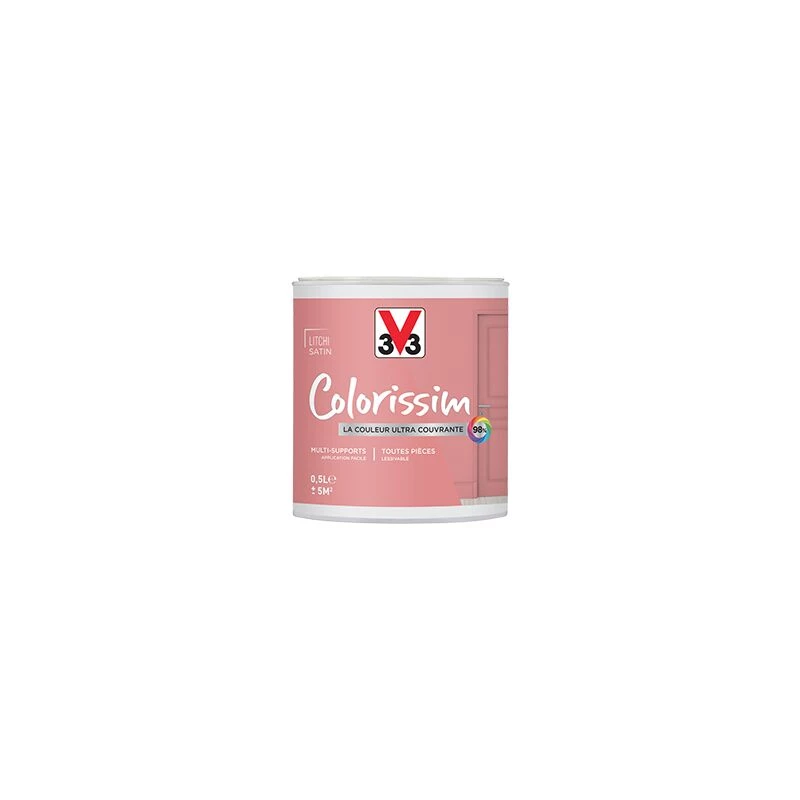 V33 Peinture Colorissim Satin Moka 0,5 L - Moka V33 Peinture Colorissim Satin Moka 0,5 L - Moka -V33 Soldes v33 peinture colorissim satin moka 05 l moka L 20065459 58221839 1