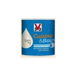 V33 Peinture Cuisine & Bain Lin N°23 0,5 L - Lin
