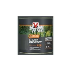 V33 Peinture Direct Protect Fer Anthracite 0,25 L - Anthracite