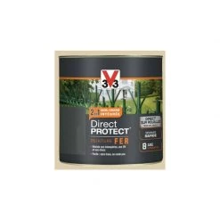 V33 Peinture Direct Protect Fer Sable 0,5 L - Sable