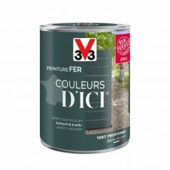 V33 Peinture Fer Extérieur Couleurs D'ici® V33 Vert Profond Velours 1.5 L -V33 Soldes v33 peinture fer exterieur couleurs dici v33 vert profond velours 15 l L 821 35173531 5