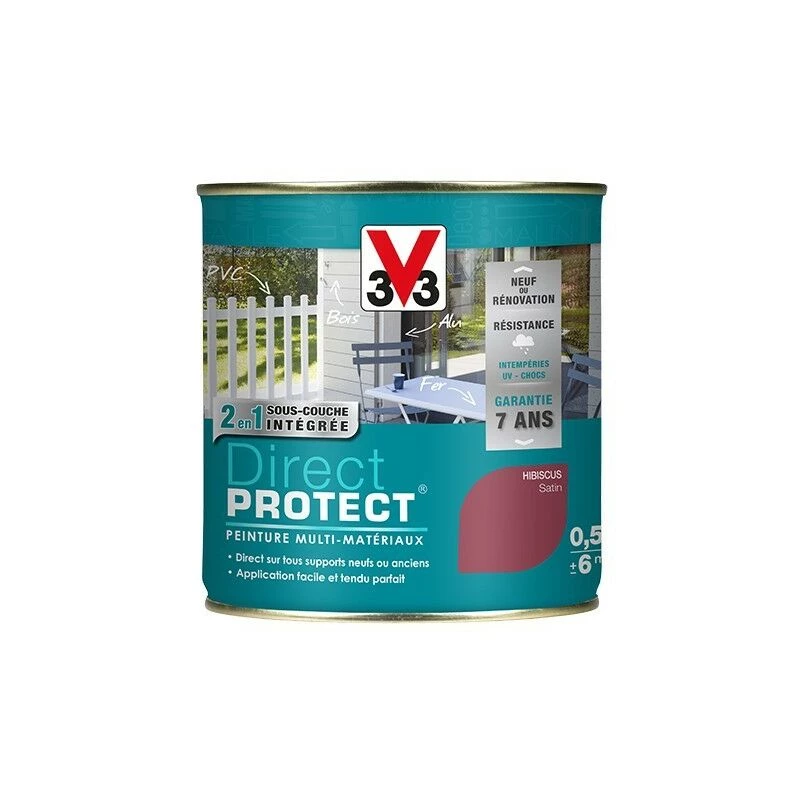 V33 Peinture Glycéro Multi-supports Direct Protect Hibiscus - Hibiscus V33 Peinture Glycéro Multi-supports Direct Protect Hibiscus - Hibiscus -V33 Soldes v33 peinture glycero multi supports direct protect hibiscus hibiscus L 480385 40471406 1