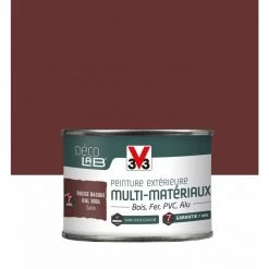 V33 Peinture Multimatériau Extérieur Décolab® V33 Rouge Basque Satiné 0.125 L